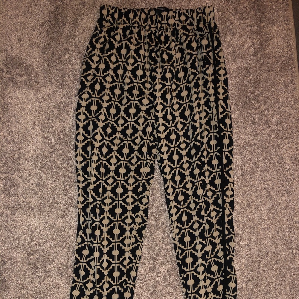 forever 21 patterned dress pants